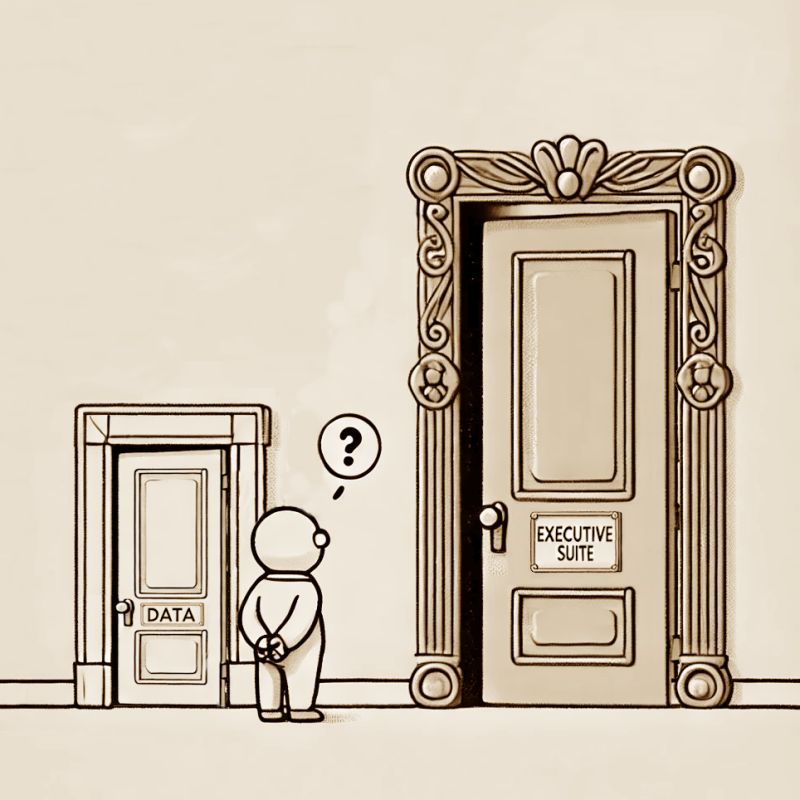 Effective data leaders report to the CEO