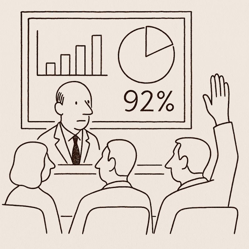 Data guides judgement. It doesn't replace it